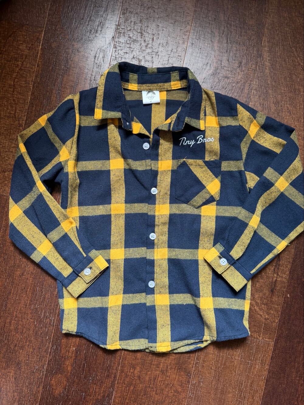Tiny Bros brand 4T flannel